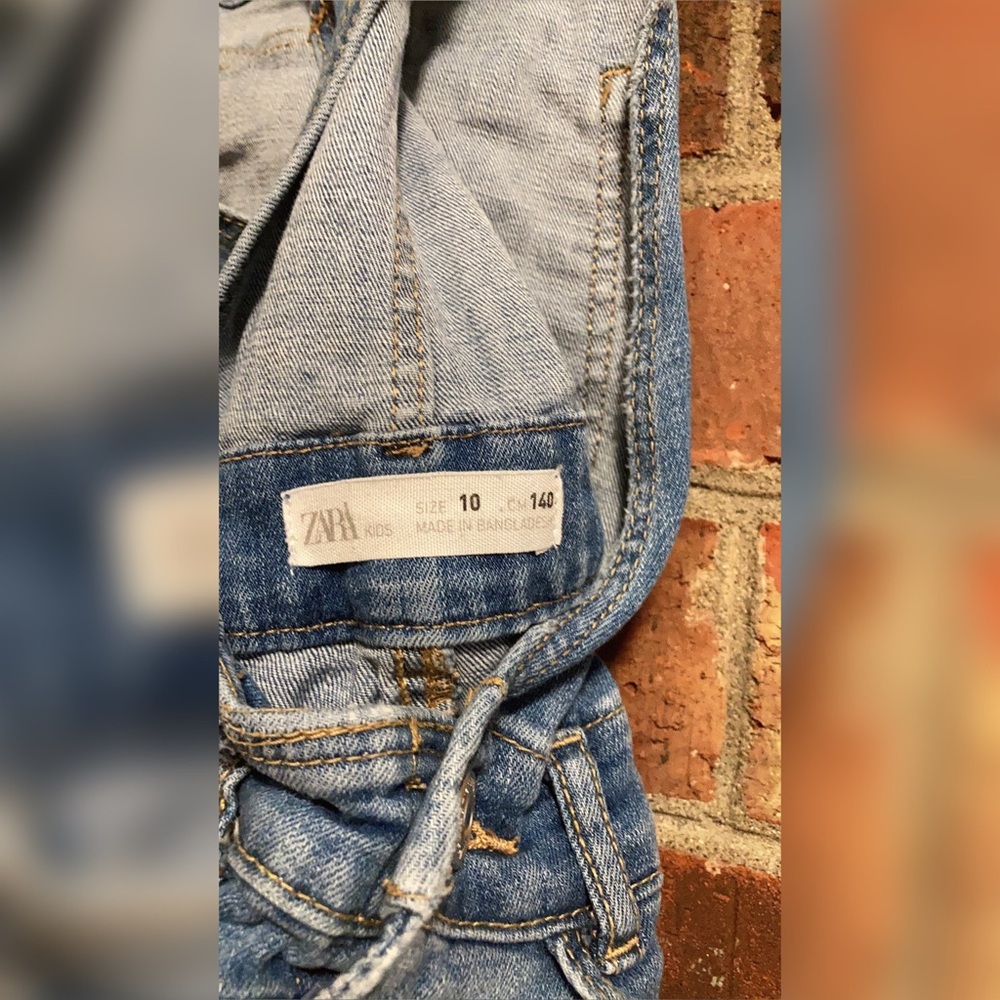 Zara Girl Denim Jumpsuit - Picture 8 of 8